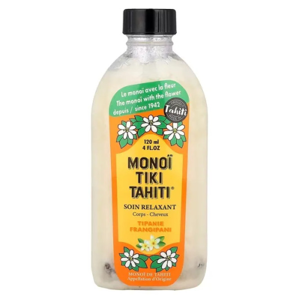 Кокосова олія, Coconut Oil, Monoi Tiare Tahiti, типані, 120 мл
