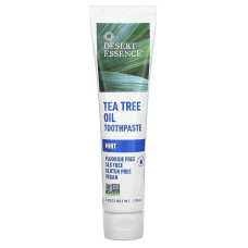 Зубна паста з маслом чайного дерева та м'ятою, Desert Essence Natural Tea Tree Oil Toothpaste, 176 г.