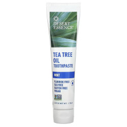 Зубная паста с маслом чайного дерева и мятой, Desert Essence Natural Tea Tree Oil Toothpaste, 176 г.
