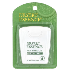 Зубна нитка вощена з маслом чайного дерева, Desert Essence Dental Tape, 27.4 м