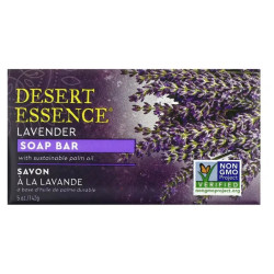 Мило лавандове 142 гр., Desert Essence Soap Bar, натуральне