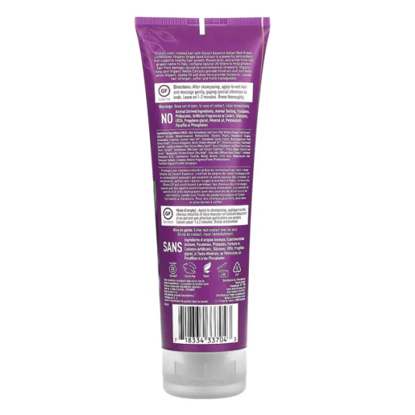 Кондиціонер для волосся (червоний виноград), Conditioner, Desert Essence, 237 мл