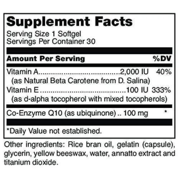 Коензим Q10, Coenzyme Q10, Douglas Laboratories, 100 мг, 30 капсул
