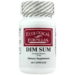 Дииндолилметан 50 мг, баланс эстрогена для женщин, Dim Sum Ecological Formulas, 60 капсул