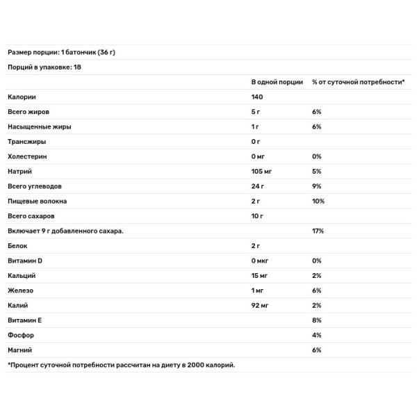 Батончики з шоколадними шматочками, Chocolate Chip, Clif Bar, 18 батончиків по 36 г