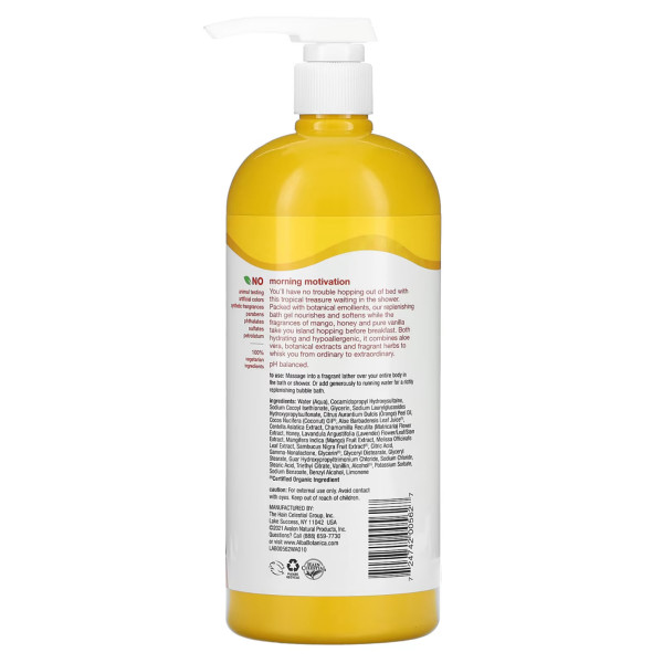 Гель для ванни та душу, мед і манго, Bath & Shower Gel, Alba Botanica, 946 мл