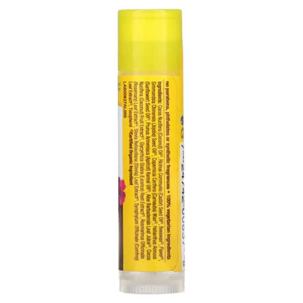 Бальзам для губ, Hawaiian Lip Balm, Alba Botanica, гавайский кокосовый крем, 4.2 г