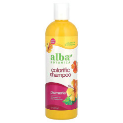 Відновлювальний шампунь для волосся, Alba Botanica Colorific Shampoo, гавайський, плюмерія, 355 мл.
