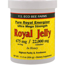Мед із маточним молочком 675 мг, Y.S. Eco Bee Farms Royal Jelly In Honey, 326 г