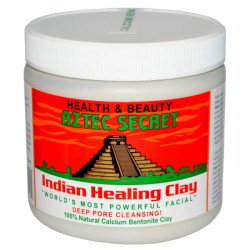 Індійська глина для обличчя 454 г, Aztec Secret Indian Healing Clay, для масок