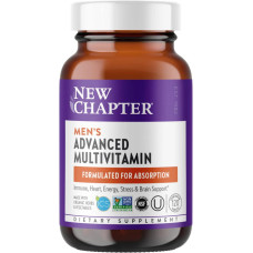 Щоденні вітаміни для чоловіків, New Chapter Men's Advanced Multivitamin, 120 вегетаріанських пігулок