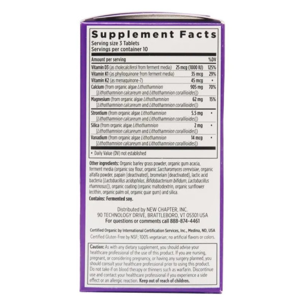 Комплекс для здоров'я кісток, Bone Strength Take Care, New Chapter, 30 тонких таблеток