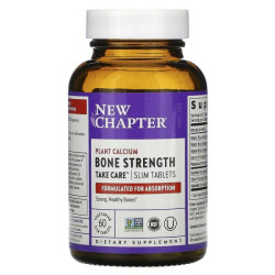Комплекс для здоровья костей, New Chapter Bone Strength, 60 мини таблеток