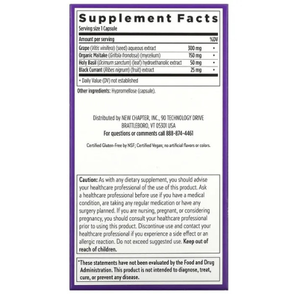 Підтримка артеріального тиску, Blood Pressure, New Chapter, 60 капсул