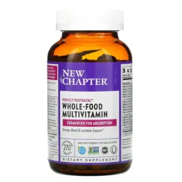 Мультивітамінний комплекс постнатальний, Postnatal MultiVitamin, New Chapter, 270 таблеток