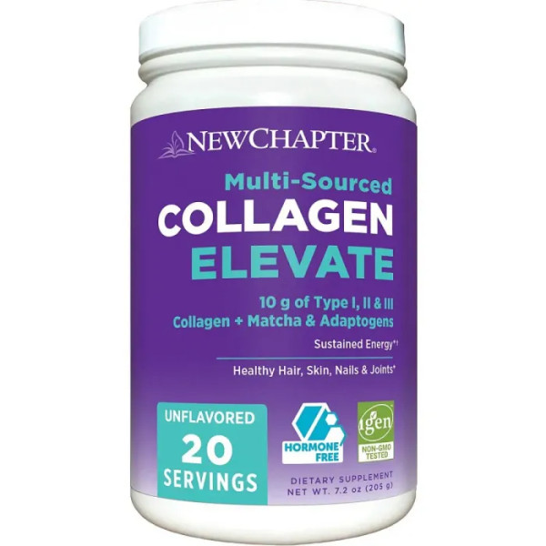 Колаген, Collagen Elevate, New Chapter, порошок, 205 г