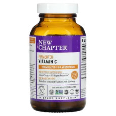 Вітамін C ферментований 250 мг, Fermented Vitamin C New Chapter, 60 веганських таблеток