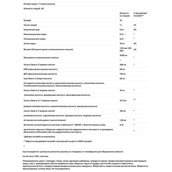 Омега-3 комплекс, Omega-3 Complex, New Chapter, 30 гелевих капсул