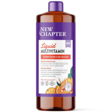 Мультивітаміни для всієї родини, Vegan Liquid Multivitamin for Whole Family New Chapter, рідкі, веганські, смак апельсин-манго, 887 мл