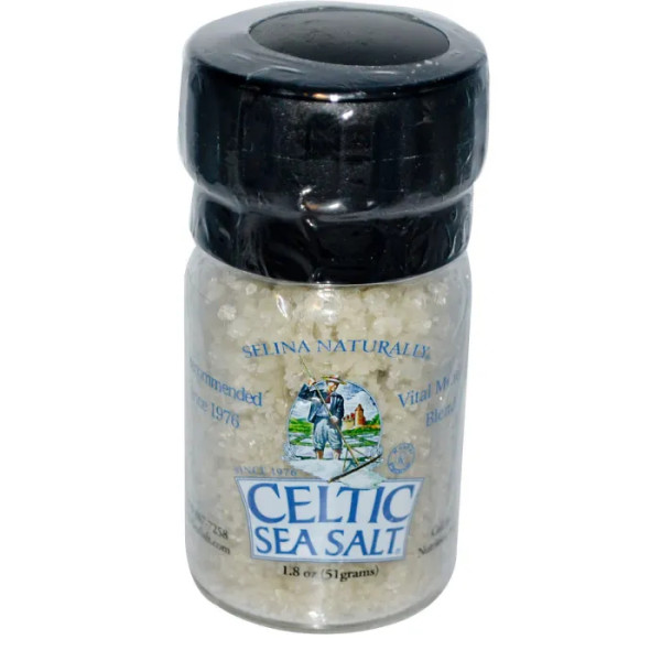 Морська сіль, сіра, Sea Salt, Celtic Sea Salt, 51 г