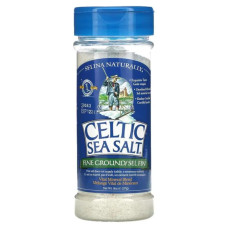 Морська сіль, Sea Salt Celtic Sea Salt, мінеральна суміш великого помелу, 227 г