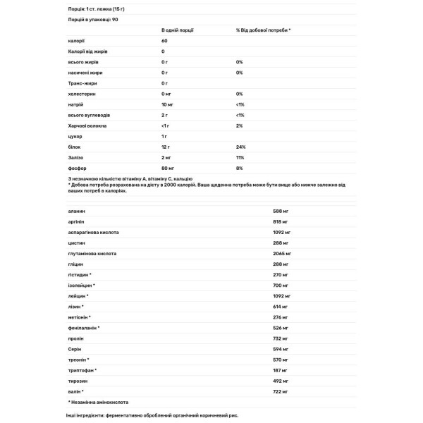 Рисовий протеїн, Raw, Rice Protein, NutriBiotic, 1.36 кг