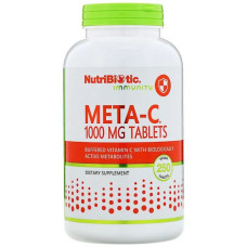 Витамин C 1000 мг Meta-C для веганов, NutriBiotic Meta-C, 250 таблеток