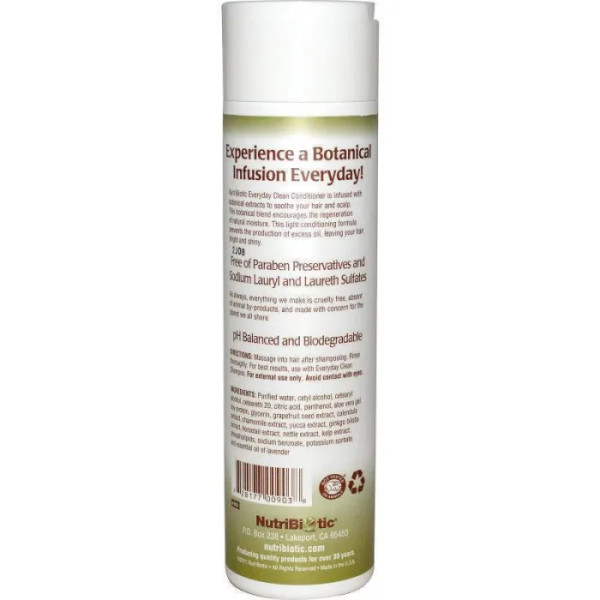 Кондиционер для волос на растительной основе, Conditioner, NutriBiotic, 296 мл