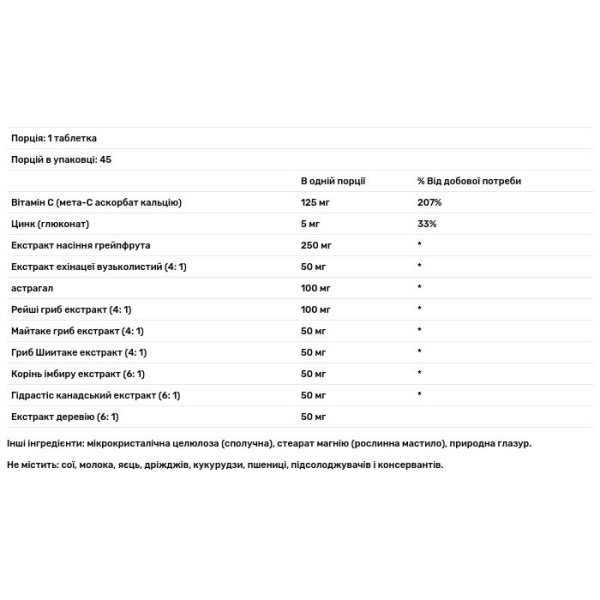 Екстракт грейпфрутової кісточки DefensePlus, Grapefruit Seed Extract, NutriBiotic, максимальна сила, 250 мг, 45 веганських таблеток