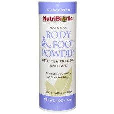 Пудра для ног и тела, Body & Foot Powder NutriBiotic, 113 г