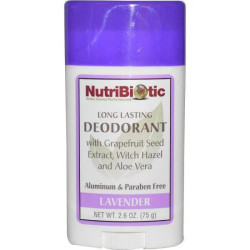 Дезодорант тривалої дії, аромат лаванди, Deodorant NutriBiotic, 75 г