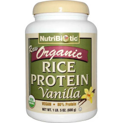 Рисовий протеїн 600 г, NutriBiotic Rice Protein