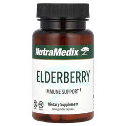 Черная бузина поддержка иммунитета, NutraMedix Elderberry Immune Support, 60 вегетарианских капсул