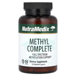 У комплекс для метилювання, NutraMedix Methyl Complete, 120 вегетаріанських капсул