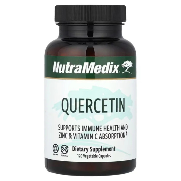 Кверцетин, Quercetin, NutraMedix, 120 вегетаріанських капсул
