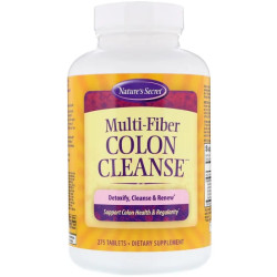 Очищення товстої кишки з клітковиною, Nature's Secret Multi-Fiber Colon Cleanse, 275 таблеток