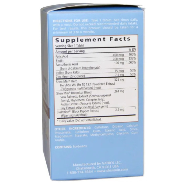 Зміцнення волосся (формула для чоловіків), Hair Strengthening, Natrol, 60 таблеток