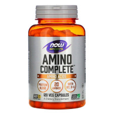 Аминокислотный комплекс, Amino Complete Now Foods Sports, 120 вегетарианских капсул