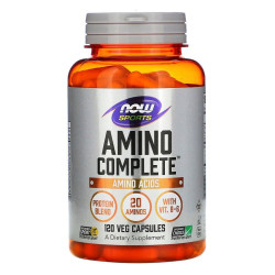 Амінокислотний комплекс, Amino Complete Now Foods Sports, 120 вегетаріанських капсул