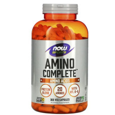 Амино комплекс, Now Foods Amino Complete, 360 вегетарианских капсул