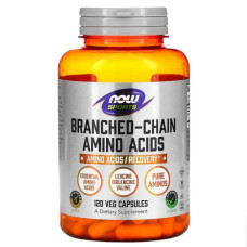 BCAA аминокислоты, Now Foods Amino Acids Sports, 120 капсул