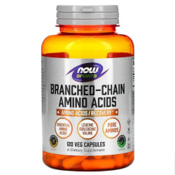 BCAA амінокислоти, Now Foods Amino Acids Sports, 120 капсул