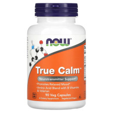 Формула від стресу, Now Foods True Calm, 90 вегетаріанських капсул