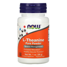 L-теанин порошок, L-Theanine Now Foods, 28 г