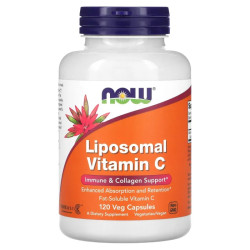 Витамин C липосомальный, Now Foods Liposomal Vitamin C, 120 растительных капсул