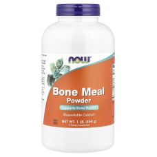 Здоров'я кісток з кальцієм, фосфором та магнієм, Кісткове борошно, Now Foods, порошок, 454 г.