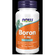 Бор, Boron, Now Foods, 3 мг, 100 вегетаріанських капсул