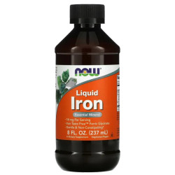 Железо жидкое, Now Foods Iron Liquid, 237 мл