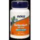 Селен, Selenium, Now Foods, без дріжджів, 100 мкг, 100 таблеток
