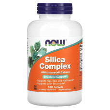 Кремнієвий комплекс з екстрактом хвоща, Now Foods Silica Complex, 180 таблеток